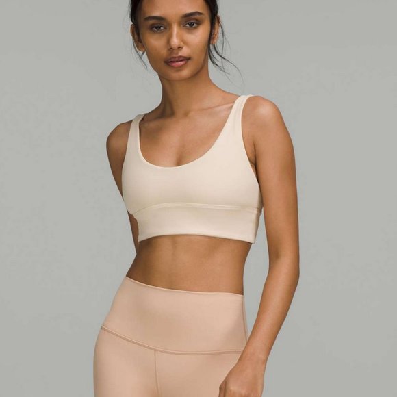 Lululemon Align Reversible Bra *Light Support, A/B Cup Pale Linen / Pale Linen - Picture 2 of 5